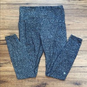 Lululemon Black and White Speckled Align Pant